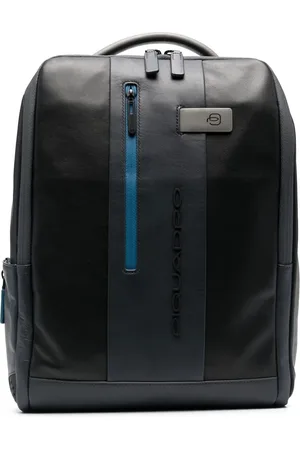 Piquadro Leather rectangle backpack