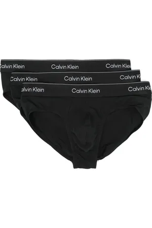 Calvin Klein Logo-waistband briefs (pack of three)