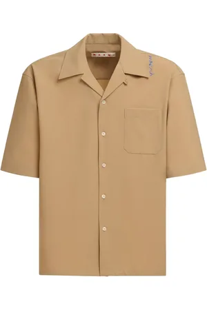 Marni Logo embroidered shirt