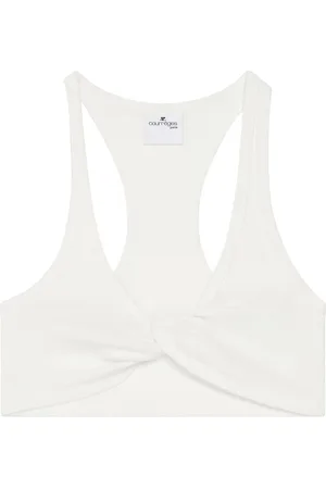 Courrèges Twist-detailing top