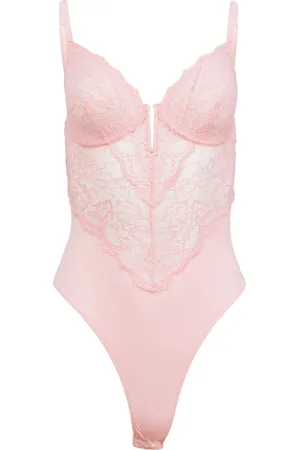 FLEUR DU MAL Bianca lace bodysuit