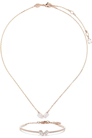 Swarovski Mesmera pear-cut set