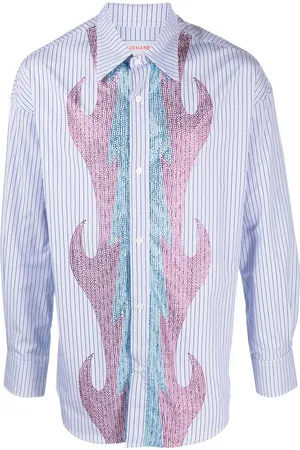 Bluemarble Rhinestone striped shirt