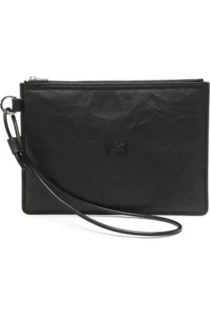 Y-3 Leather clutch bag
