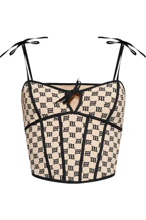 MISBHV Monogram corset top