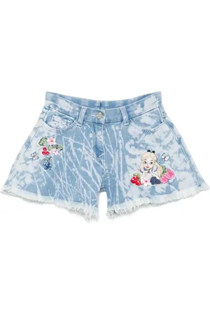 MONNALISA X Disney bleached-effect shorts