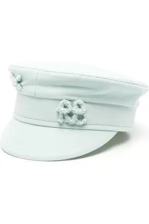 Ruslan Baginskiy Monogram linen baker boy hat