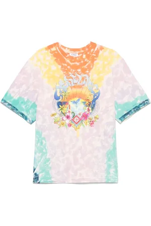 Casablanca Surf-trip tie-dye T-shirt