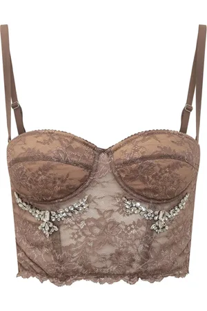 Des Phemmes Lace bustier top