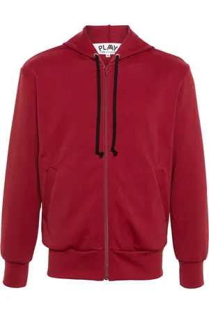 Comme des Garçons Logo-appliqué hoodie