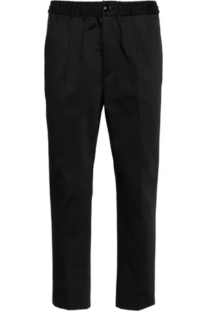 Ami Elasticated-waist cropped trousers
