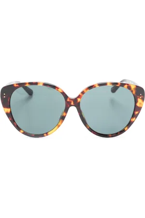 Linda Farrow Katia round-frame sunglasses