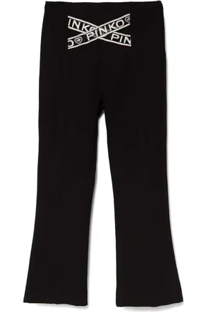 Pinko Logo-strap trousers