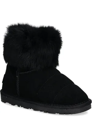 Patrizia Pepe Girl Faux-fur trim boots