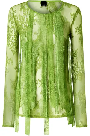Pinko Lace-appliqué top