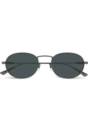 Saint Laurent Logo-engraved sunglasses