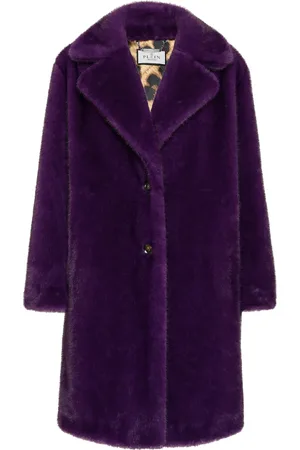 Philipp Plein Eco Mink single-breasted coat