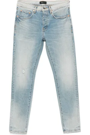 Purple Brand Distressed-effect jeans