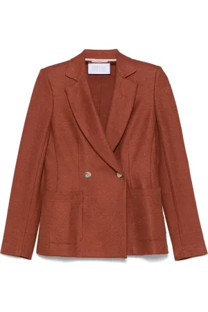 Harris Wharf London Honeycomb-knit blazer