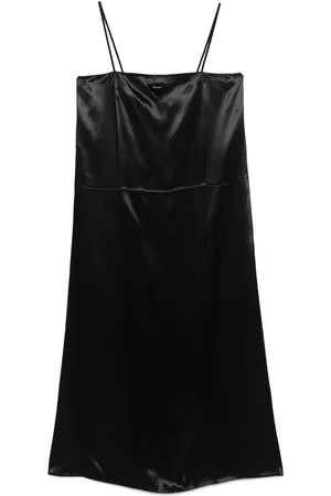 Prada Satin slip midi dress