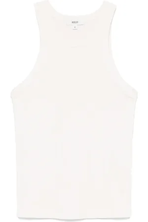 AGOLDE Ribbed-knit tank top