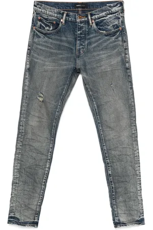 Purple Brand Distressed-effect jeans