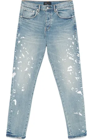 Purple Brand Embroidery-detail jeans