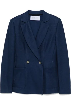 Harris Wharf London Honeycomb-knit blazer