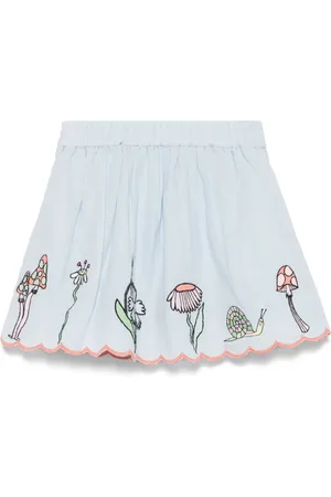 Stella McCartney Motif-embroidered skirt