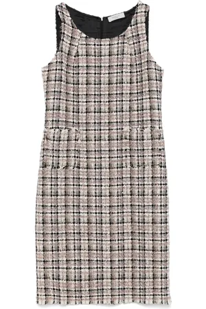 CHARLOTT Tweed midi dress