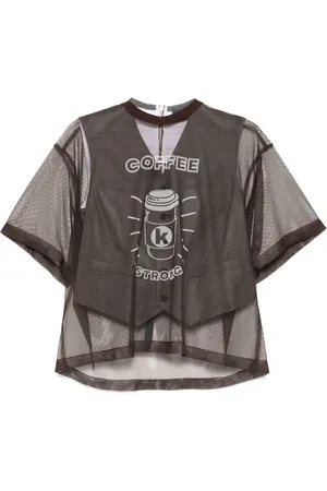 Kolor Graphic-print top