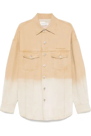 Feng Chen Wang Gradienf-effect denim jacket