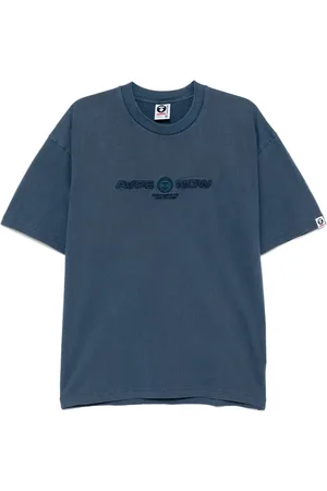 A Bathing Ape Logo embroidered T-shirt