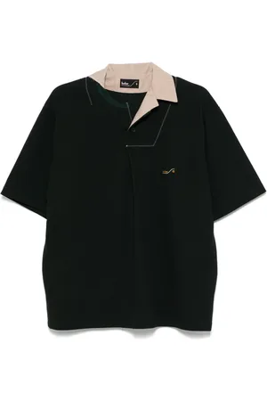 Kolor Logo-embroidered polo shirt