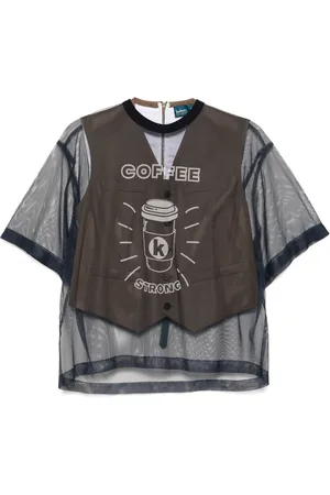 Kolor Graphic-print top