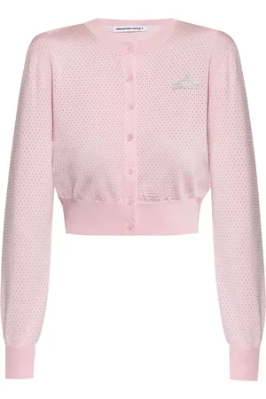 Alexander Wang Logo-rubberised cardigan