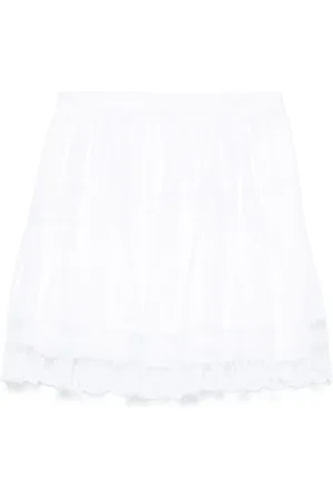 ERMANNO SCERVINO Lace-detailed mini skirt