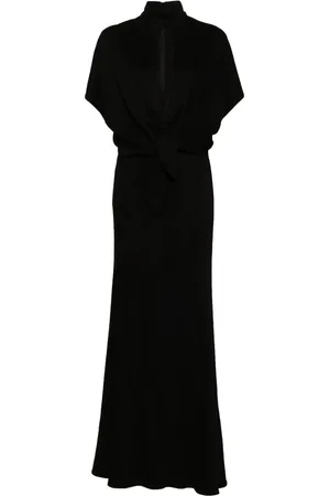 Roberto Cavalli Knot-detail maxi dress