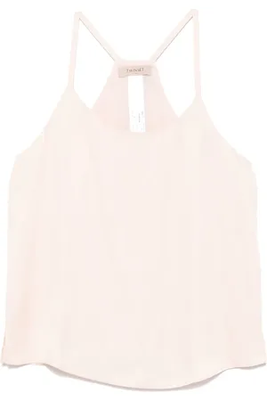 Twin-Set Satin tank top