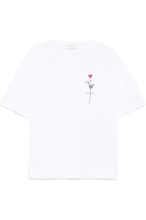 SOCIÉTÉ ANONYME Rose-print T-shirt