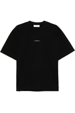 SOCIÉTÉ ANONYME Binary-embroidered T-shirt