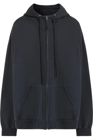 Maison Margiela Zipped drawstring hoodie