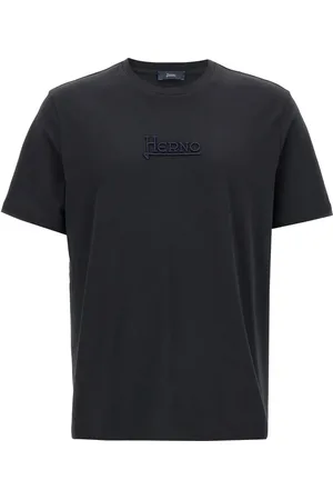 HERNO Embroidered logo t-shirt