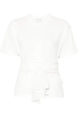 FORTE FORTE Wrap-detail T-shirt