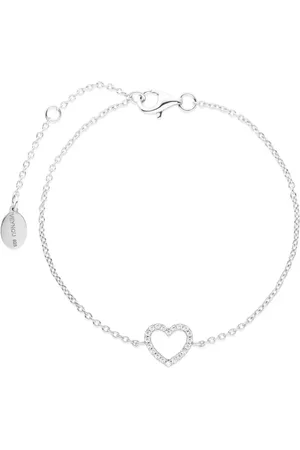 VEYNOU 14kt white gold Heart diamond bracelet