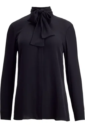 Khaite Tash scarf-detail silk blouse