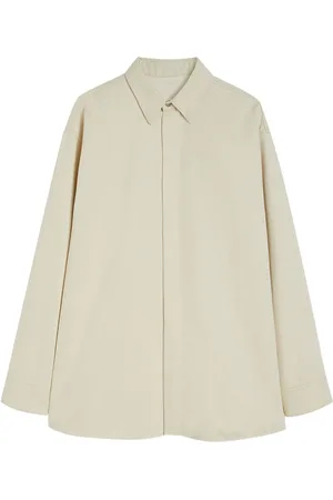 Jil Sander Logo-patch denim shirt