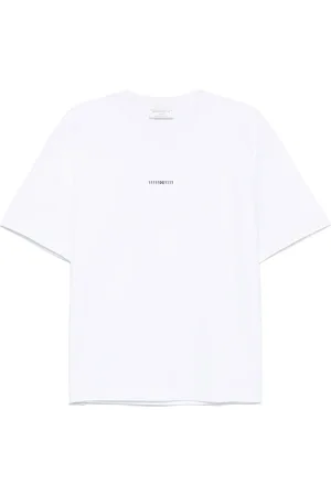 SOCIÉTÉ ANONYME Binary-embroidered T-shirt