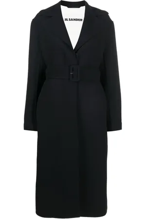Jil Sander Long-sleeve belted wool coat