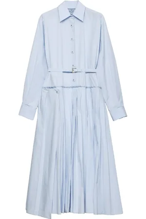 Prada Pleated poplin dress